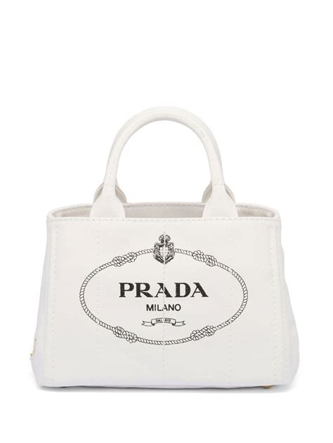 prada cotton canvas tote bag|prada canvas shoulder bag.